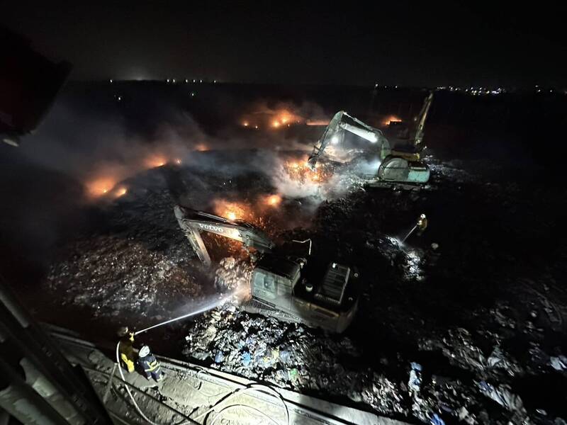 澎湖湖西垃圾場大火引民怨 環保局多管齊下改善