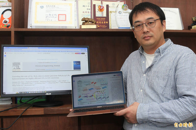 中山大學研發新型光觸媒技術助減碳 把二氧化碳變黃金