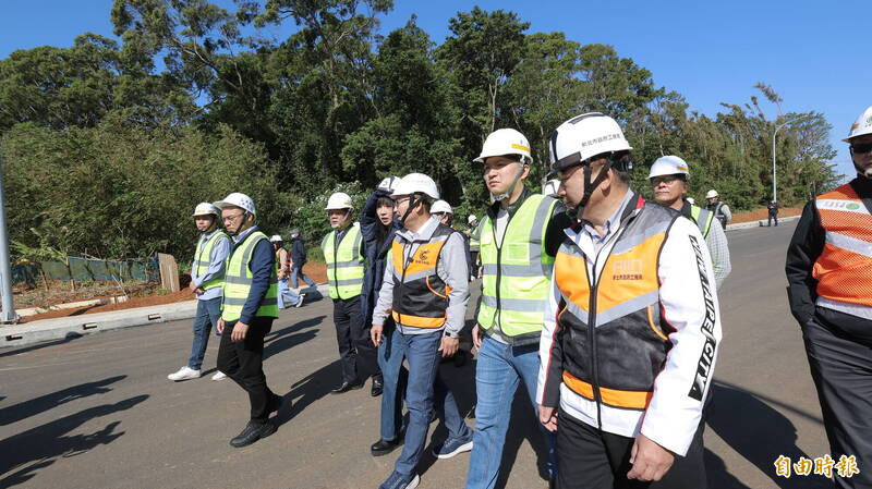 健全林口交通發展 侯友宜盼A3計畫道路新闢工程明年4月完工