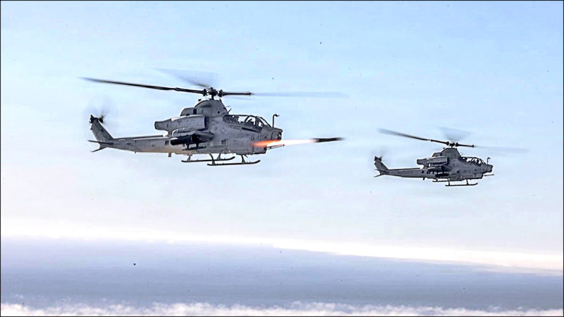 陸戰隊蝰蛇發射空對地飛彈 海上拒止 美確保印太優勢