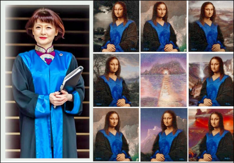 有「畫家法官」之稱的高等法院法官郭豫珍。（記者陳彩玲翻攝）