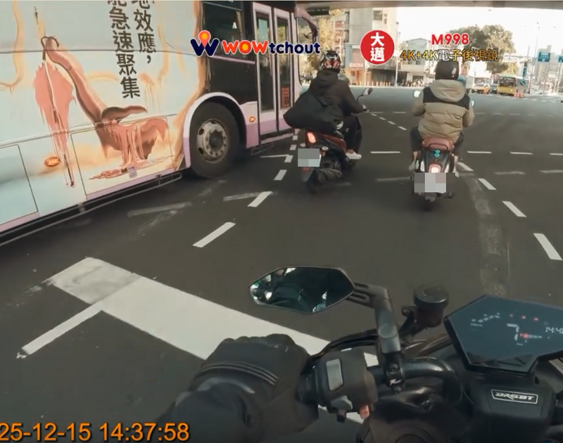 打臉李四川!稱拆除公館圓環降低車禍率 公車險撞機車族畫面曝