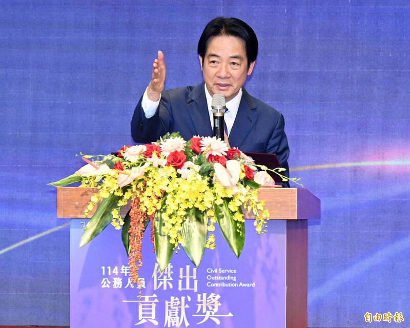 賴總統:年改是為財政永續 破產風險不該下一代承擔