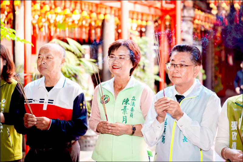 民進黨彰化縣長「類初選」 陳素月民調領先