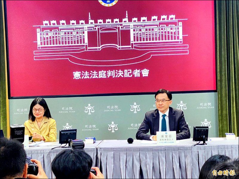 憲法法庭:立法程序有重大瑕疵 憲訴法修正案 違憲失效