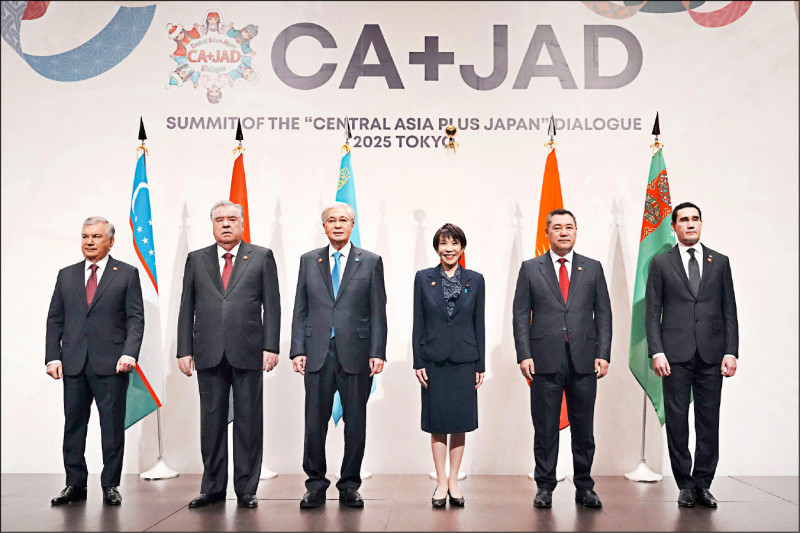 抗衡中俄 日投資中亞五國3兆日圓