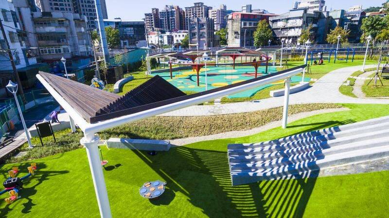 新北板橋、汐止2座親子公園 特色主題老少皆宜