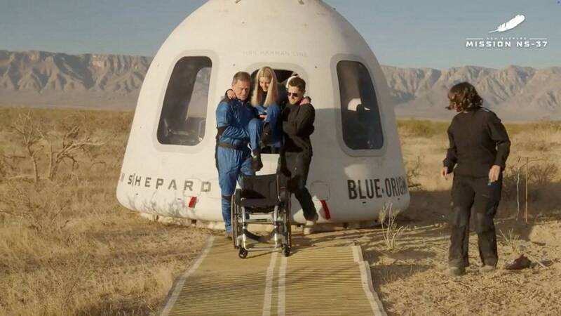 德國女工程師藍源升空 首位輪椅使用者太空之旅