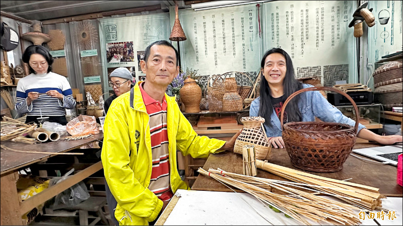 傳承竹工藝 張永旺、張鈞博父子攜手