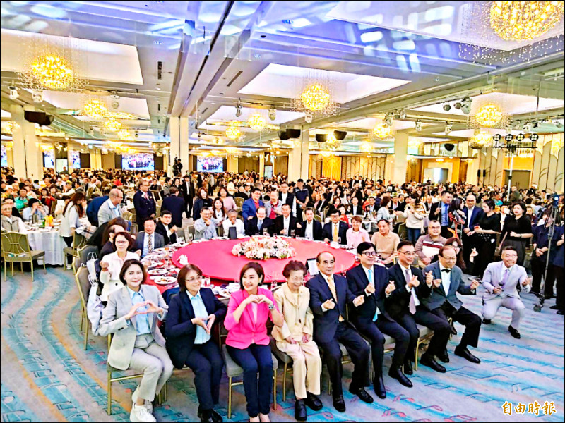 王金平從政50年感恩餐會 藍綠都到場