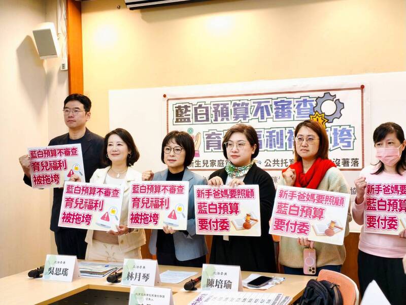 藍白立委卡關總預算 林月琴：生育補助、托育政策全面停擺
