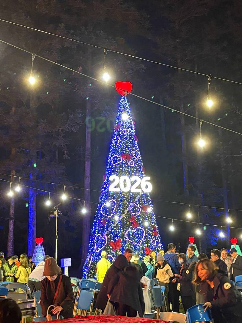 點亮12公尺希望之樹  住宿惠蓀林場享優惠