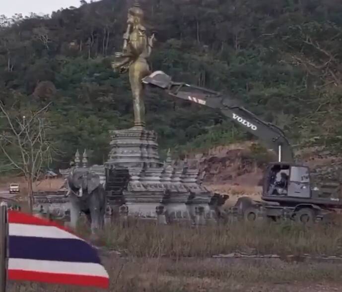 拆印度教神像引印柬憤慨 泰強調為控管邊界非針對宗教