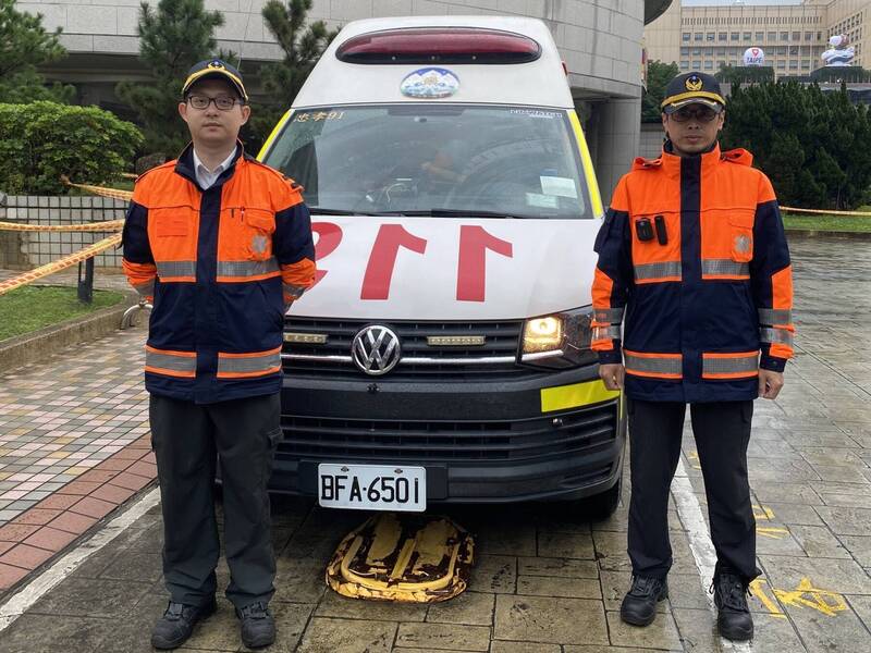 北市消防局首度启动「立体安全防护网」全面升级维安。（记者姚岳宏翻摄）