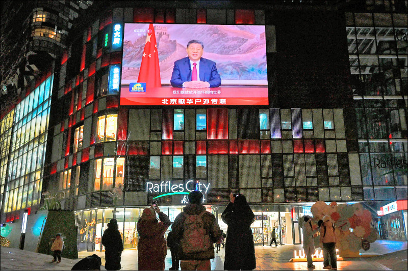 習近平新年賀詞 再提統一勢不可擋