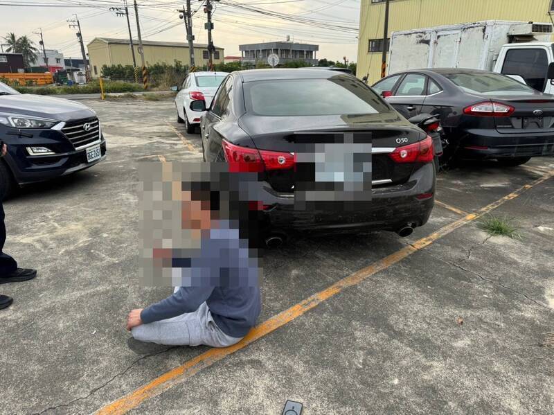 周姓男子飛車追逐、追撞馬男開的轎車被逮，他稱自己是見義勇為。（民眾提供）