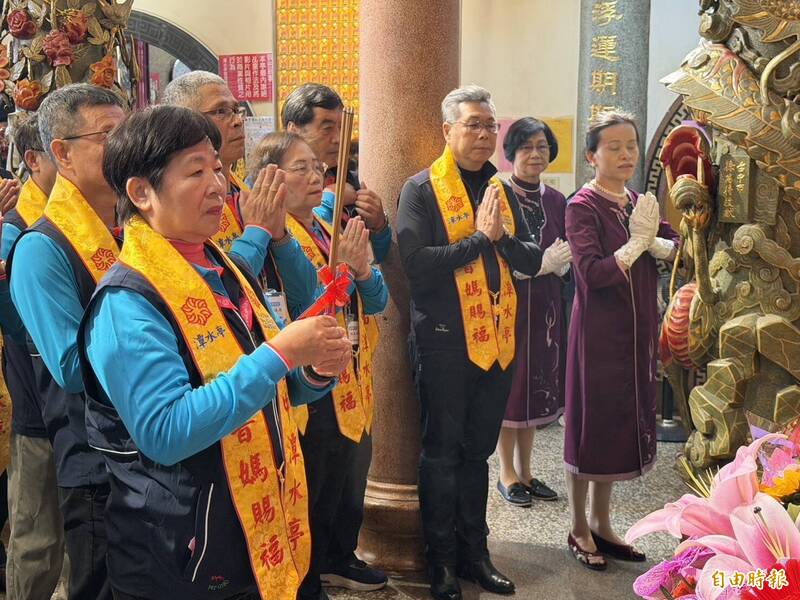 台中百年大廟潭水亭迎新紀元 首位女主委林玉鶴就任