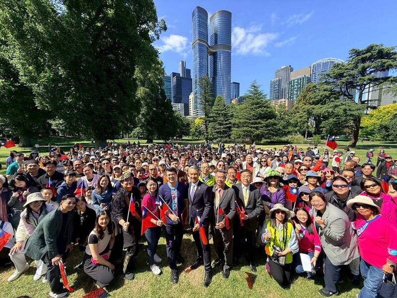 墨爾本僑界元旦升旗典禮 展現對台灣認同與支持