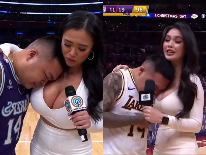 一段NBA賽後「情緒崩潰」的受訪畫面在社群平台瘋傳。（圖擷取自IG/@lefttehmarcc）