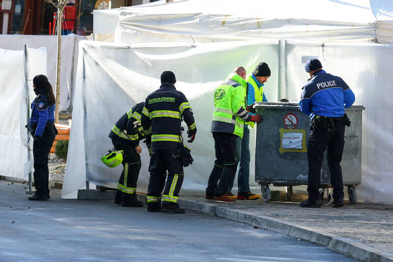 瑞士克萊恩-蒙塔納一間酒吧發生致命火災，據信至少40人死亡，約100人受傷。（路透）