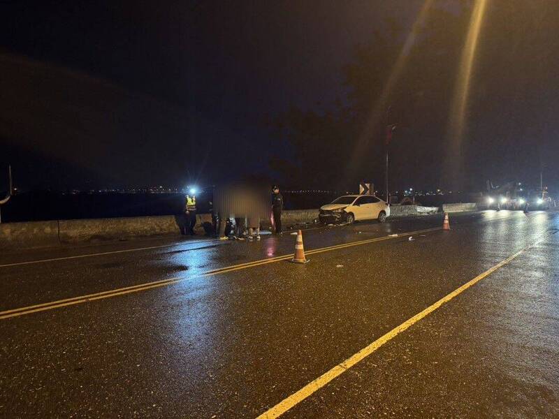 雨天台9線騎車自摔遭撞 國中老師送醫不治