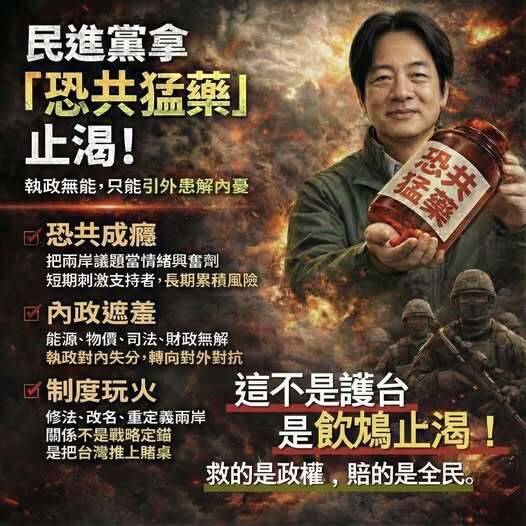 綠委擬修兩岸人民關係條例 藍批拿「恐共猛藥」止渴、「玩火自焚」