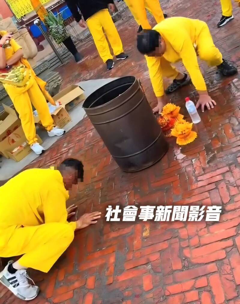 靈動？廟前圍金爐青蛙跳「呱呱呱」 廖大乙：一笑置之