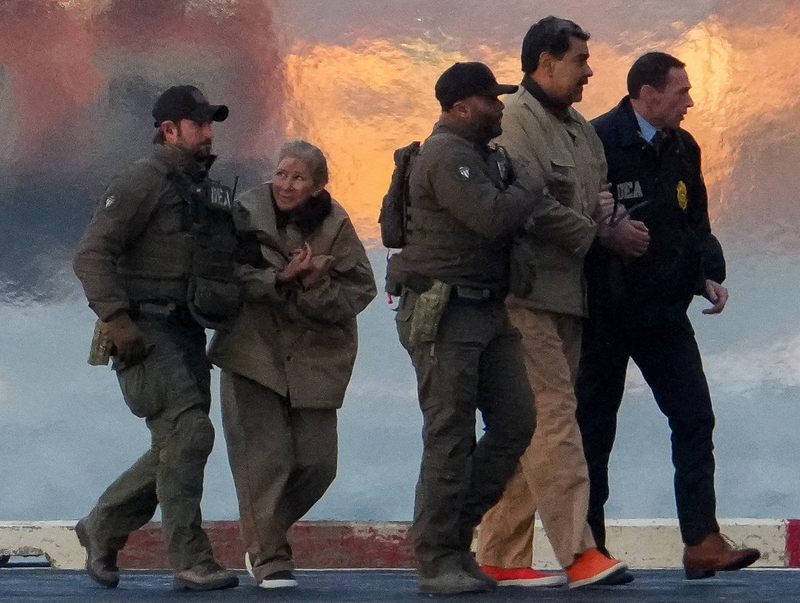 全程直播!馬杜羅被押上直升機送往曼哈頓受審 6日凌晨首次出庭