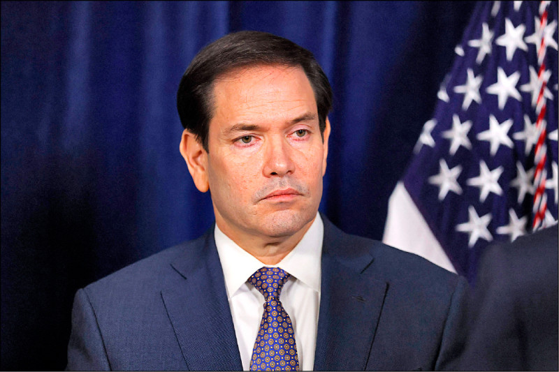 美國國務卿魯比歐(法新社檔案照) 美國國務卿魯比歐(法新社檔案照)