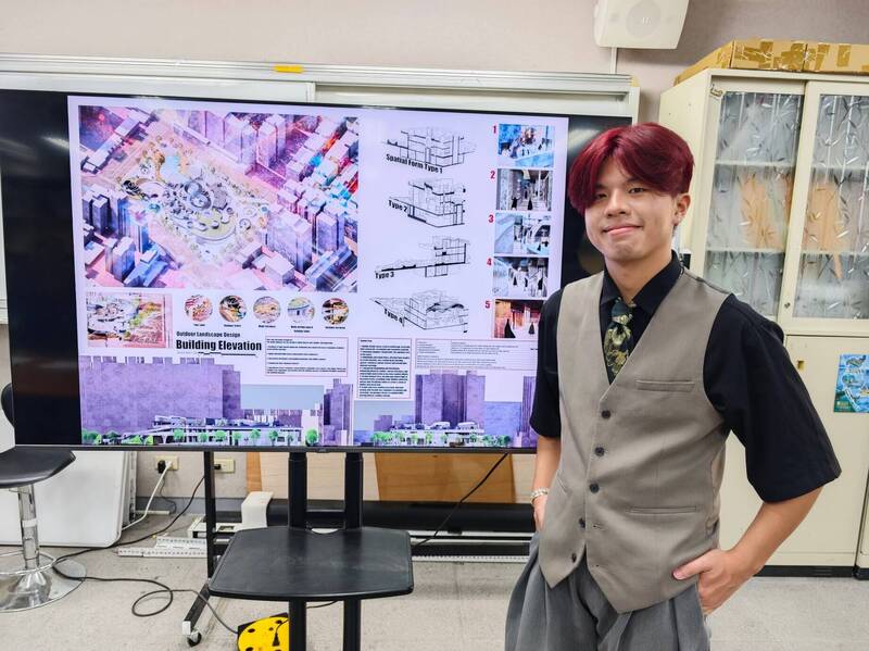 高大建築系學生彭義棠奪UN Design Award國際建築設計金獎