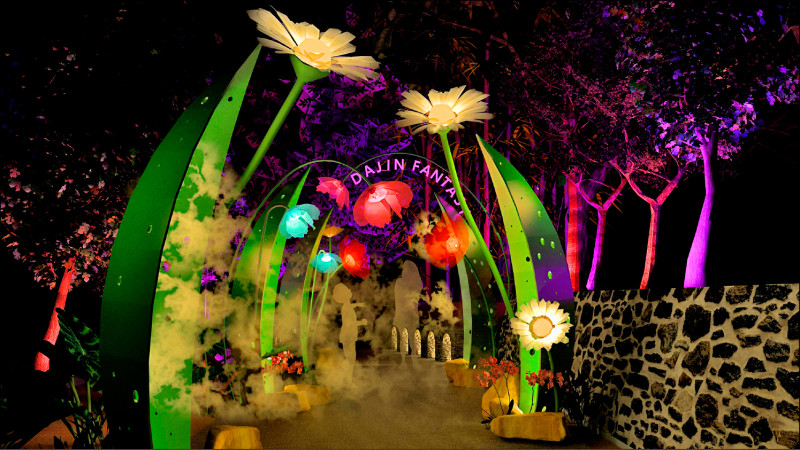 屏東「奇幻大津」回歸 2/3點亮大津瀑布