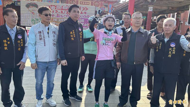 鐵馬騎行430公里拚民進黨台南市長提名 陳亭妃:有信心贏得初選
