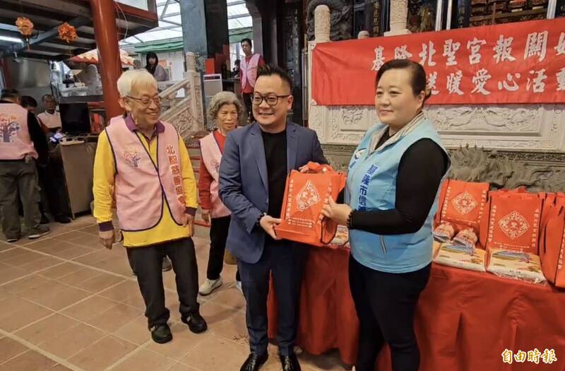 基隆北聖宮「報關媽」募物資 助7千多名弱勢民眾 童子瑋誇用心