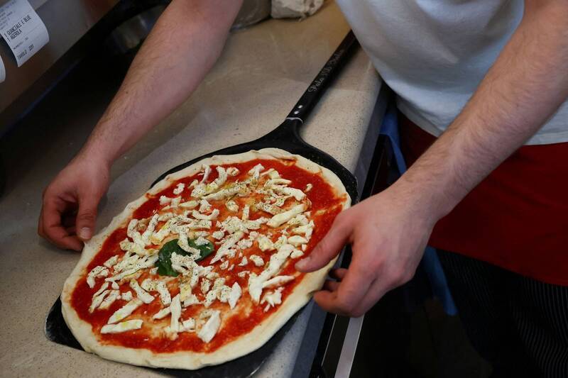 五角大廈附近幾間披薩店，客流量都持續高於平均。披薩示意圖。（路透）