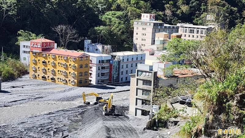 廬山地滑危險列禁區 民眾勿冒險前往泡湯遊憩