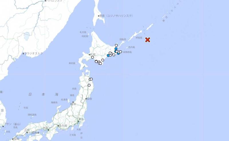 北海道外海規模6.2地震 震源深度僅10公里