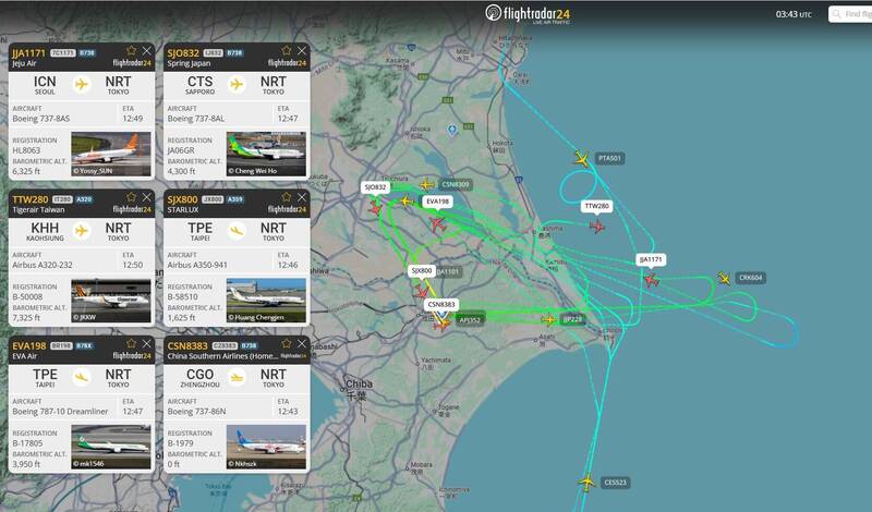強風來襲！ 日本成田機場10航班無法降落 緊急改降其他機場