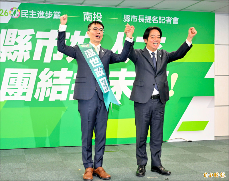 南投縣長選戰》民進黨提名温世政 對決許淑華