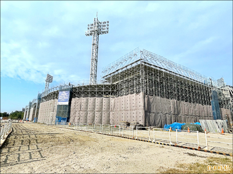台中足球運動園區 進度7成