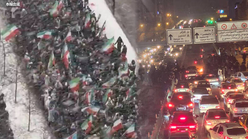 自由說新聞》伊朗「擴大封鎖」擋不住抗爭畫面曝光！網傳「當地音檔」揭驚人現況