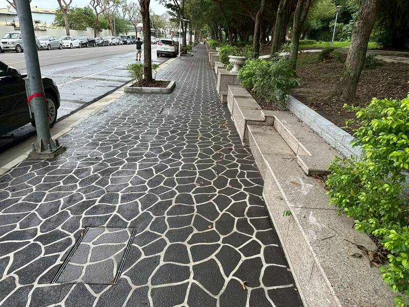 改善公園行人環境 新北板橋改善光復、柏壽公園等人行道