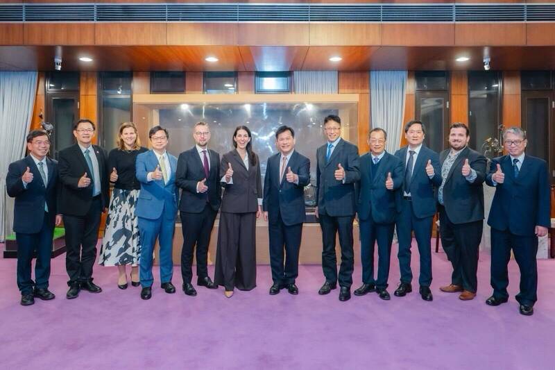 捷克前議長艾達莫娃與林佳龍晚宴 讚台捷實質合作成果有目共睹