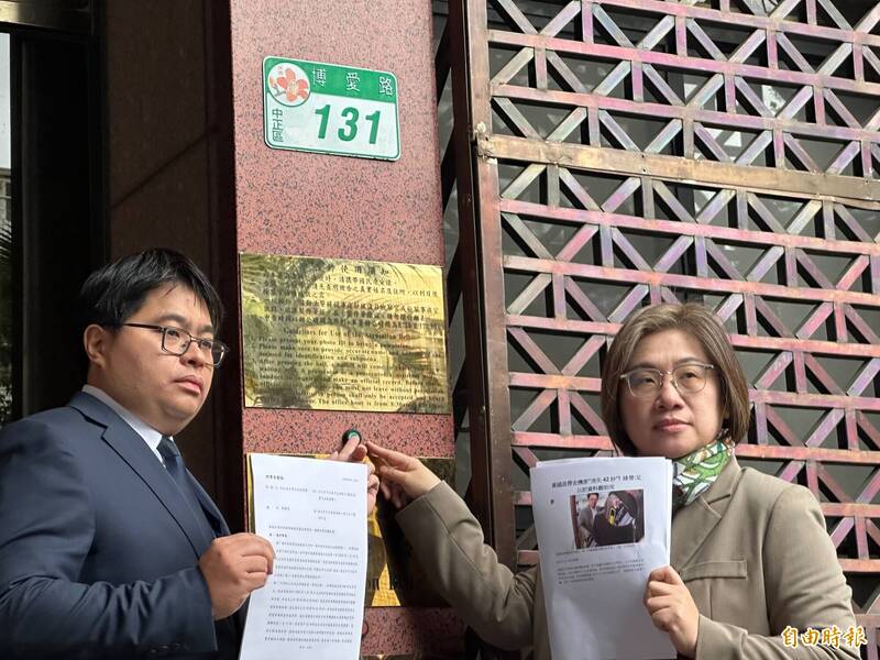 告發黃國昌 黃帝穎:掩飾在監視器死角的42秒?心虛什麼!