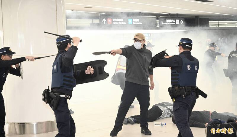 北車「無差別攻擊危安實兵演習」 北市警：持續精進