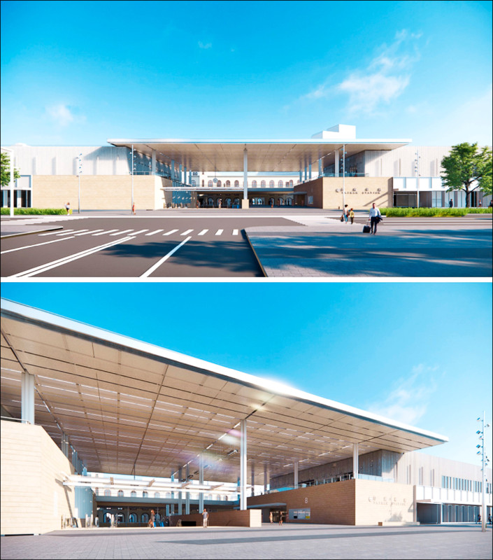 南鐵地下化 台南站將現「漂浮大屋頂」