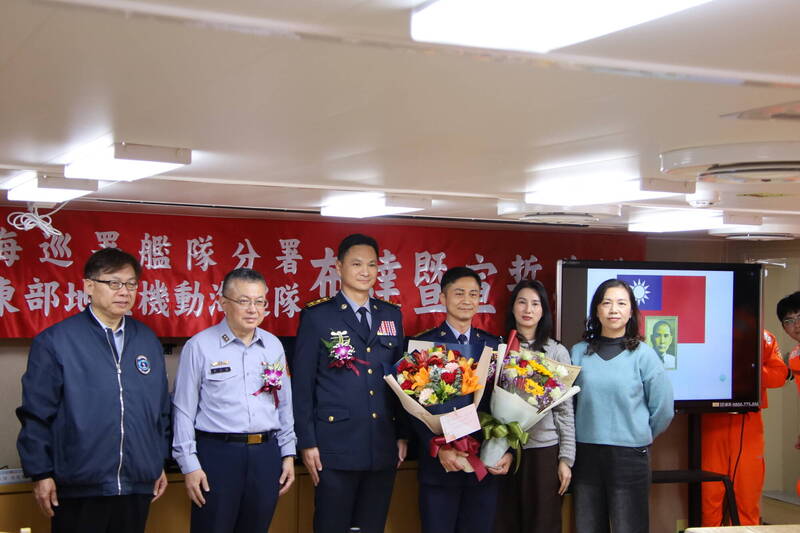 花蓮人當海巡「花蓮艦長」 劉康義新任布達
