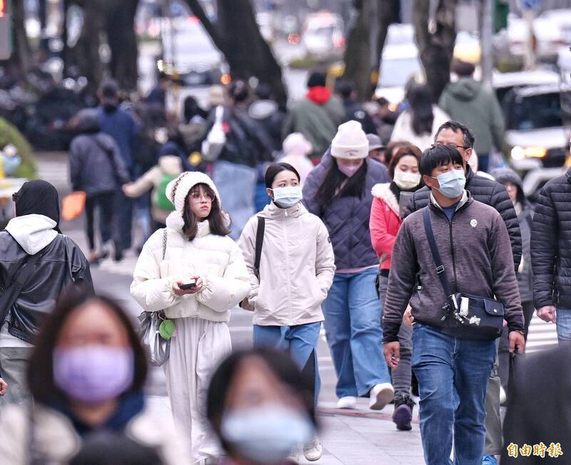 北北基大雨特報 台南下探7.4度 17縣市低溫特報