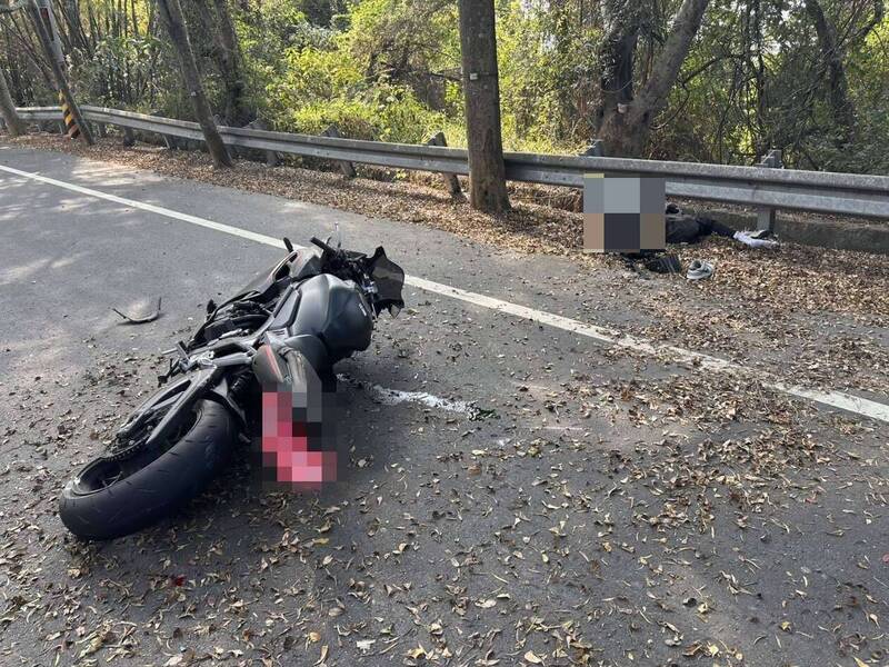 悚！ 芬園139線「死亡彎道」 紅牌重機自撞騎士噴飛不治