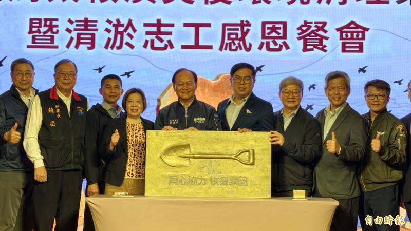 花蓮光復馬太鞍堰塞湖災後重建 季連成關心中繼屋入住