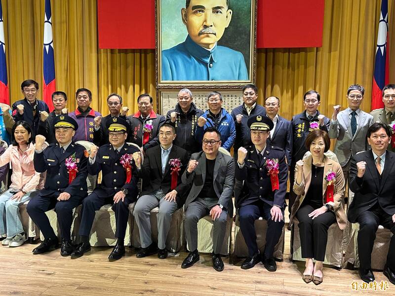 基隆警察局長童子瑋上任，將接替現(xiàn)任局長。